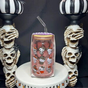 Sanrio Hello Kitty Halloween Costume Theme Tumbler- Mummy Witch Ghost Skeleton